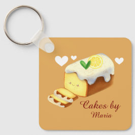 Chaveiro Lemon Loaf Cake Bread With Icing