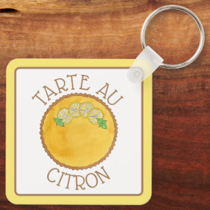Chaveiro Lemon Tart Tarte au Citron Curd Pie Baking Comida