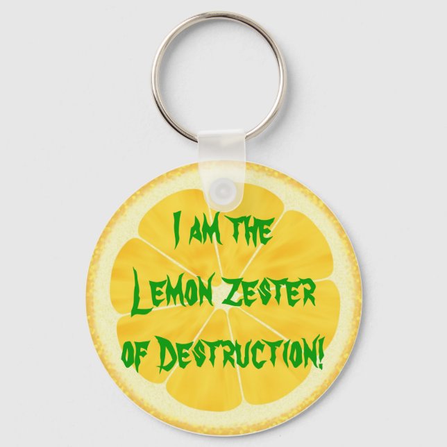 Chaveiro Lemon Zester da Destruição! (Frente)