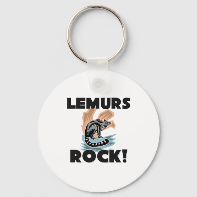 Chaveiro Lemurs Rock (Frente)