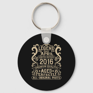 Chaveiro Lenda desde abril de 2016 envelhecido perfeitament