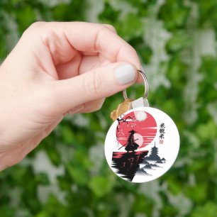 Chaveiro Lendas do Samurai Guerreiro Japonês Vintage 2026