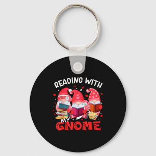 Chaveiro Lendo Com Meus Livros Gnomies Bibliotecário Profes