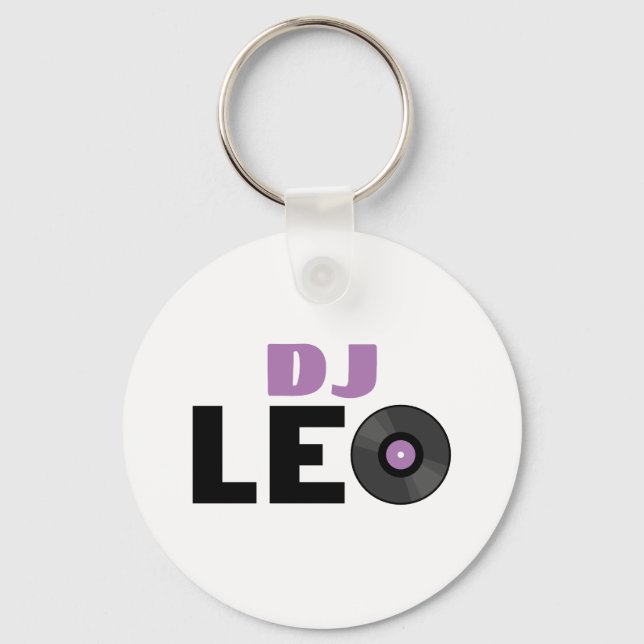Chaveiro Leo DJ (Frente)