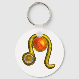 Chaveiro LEO DOURADO ZODIAC BIRTHDAY JUWEL Astrologia