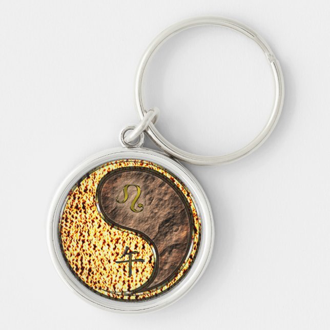 Chaveiro Leo & Earth Horse (Frente)