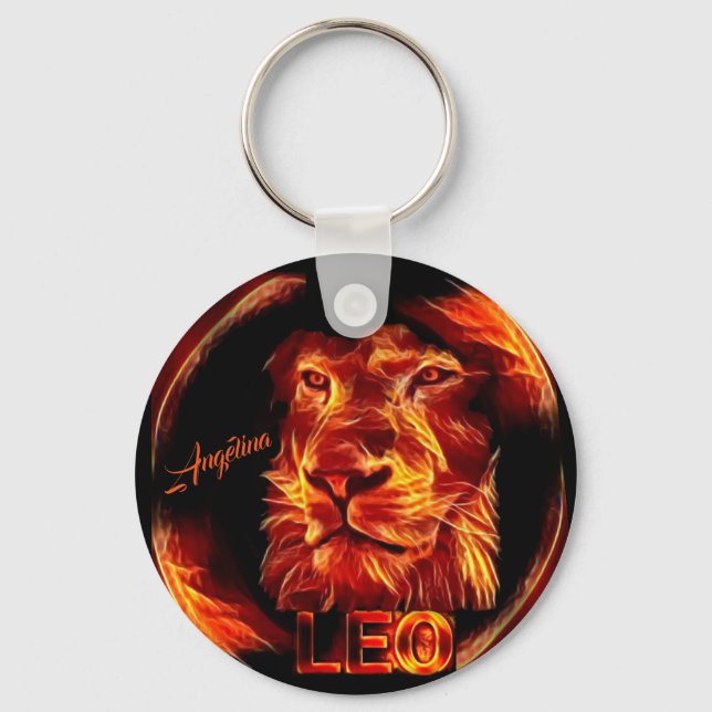 Chaveiro Leo Lion Personalizado (Frente)