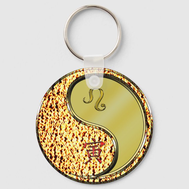 Chaveiro Leo & Metal Tiger (Frente)