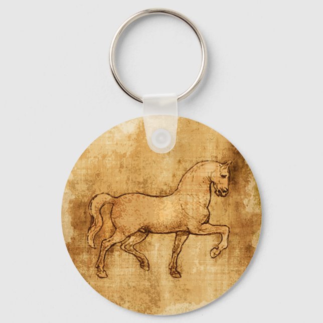 Chaveiro Leonardo Da Vinci Horse Art (Frente)