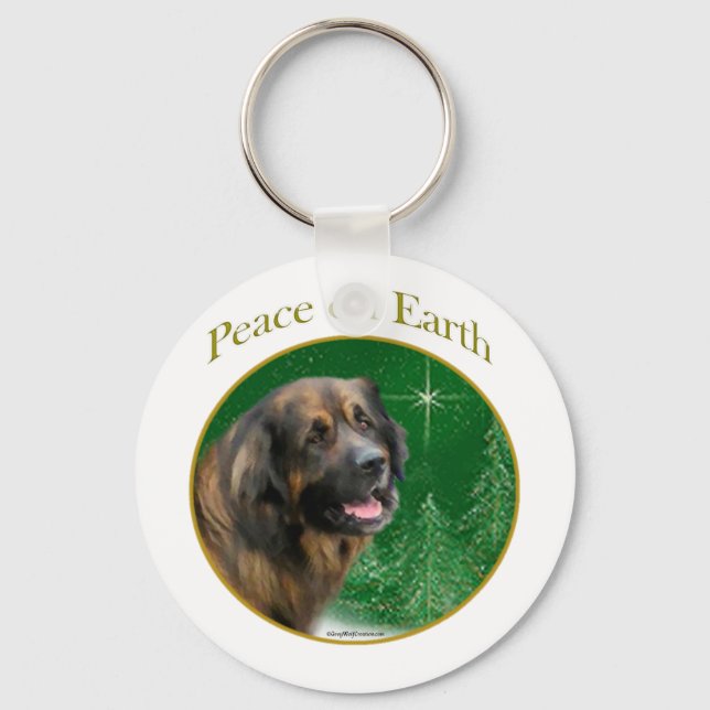 Chaveiro Leonberger Peace (Frente)