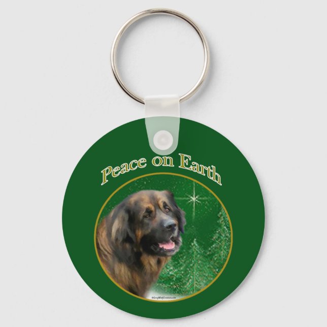 Chaveiro Leonberger Peace (Frente)