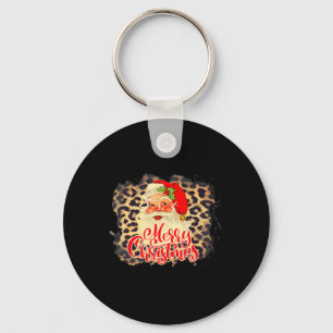 Chaveiro Leopard Vintage Papais noeis Feliz Natal Papai Noe