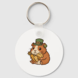 Chaveiro Leprechaun Guinea Pig St.Patrick's Day