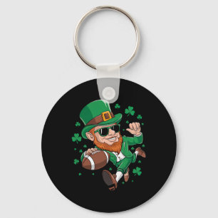 Chaveiro Leprechaun Jogando Futebol Dia de São Patrício Esp