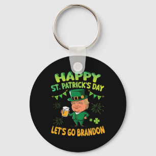 Chaveiro Leprechaun Trump Cerveja Feliz Dia de São Patrício