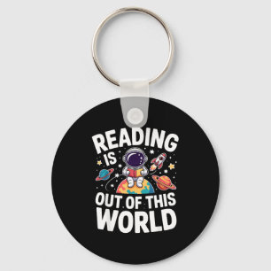 Chaveiro Ler é fora deste mundo espaço livros engraçados