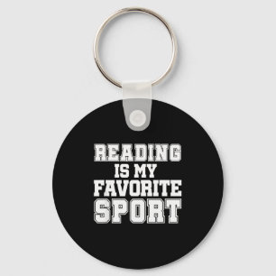 Chaveiro Ler é Minha Camisa Favorita Srt Engraçado Bibliote