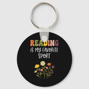 Chaveiro Ler é o esporte favorito do amante de livros engra