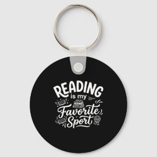 Chaveiro Ler é o esporte favorito do bibliotecário engraçad