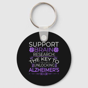 Chaveiro Lesão Cerebral Heimerheimer Design Roxo Heimerheim