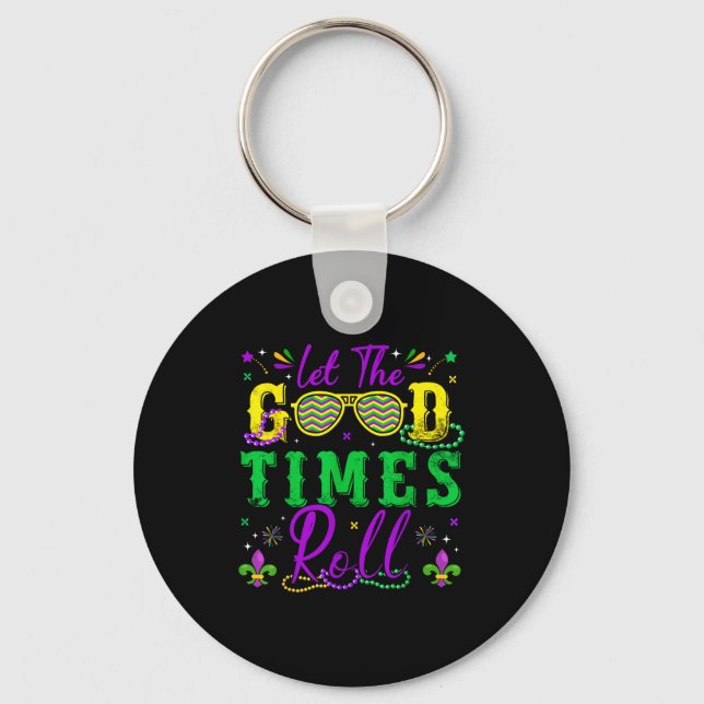 Chaveiro Let The Good Times Roll Mardi Gras New Orleans Men (Frente)