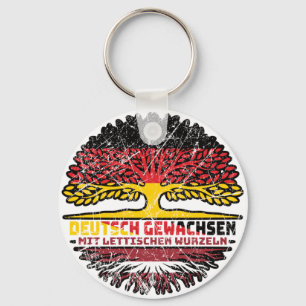 Chaveiro Letão Deutsch Baum Wurzel
