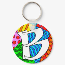 Letra B Doodes Coloridos