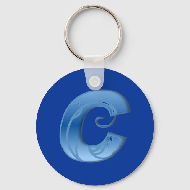 Chaveiro Letra C (Frente)