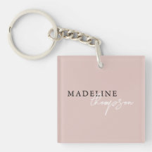 Letra Chic Typografia Script Boho Pálido Rosa Beig