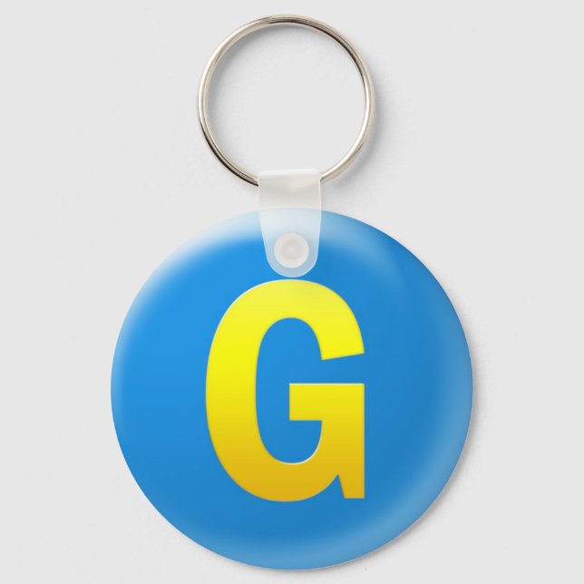 Chaveiro Letra G (Frente)
