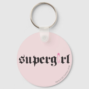 Chaveiro Letra Pin de Segurança da Supergirl