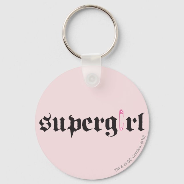 Chaveiro Letra Pin de Segurança da Supergirl (Frente)