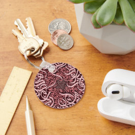 Chaveiro letras árabes rosa