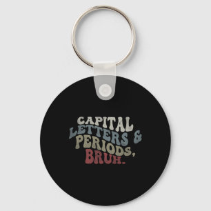 Chaveiro Letras Maiúsculas E Pontos Bruh