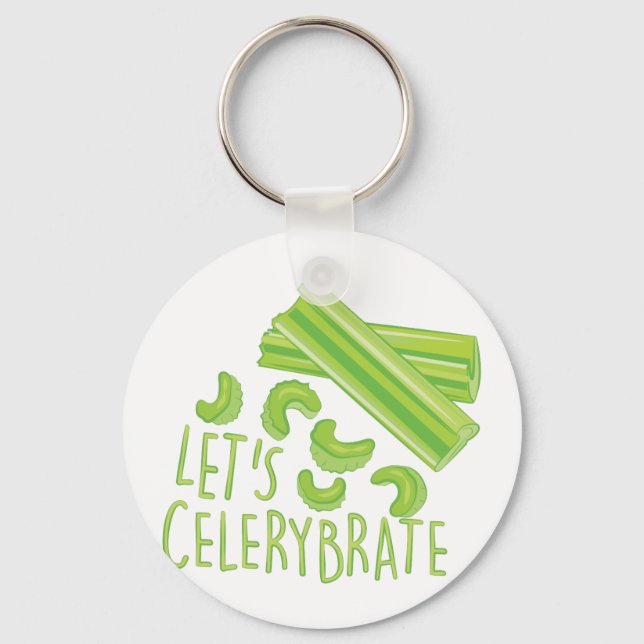 Chaveiro Lets Celerybrate (Frente)