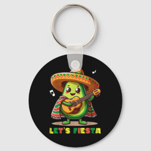 Chaveiro Lets Fiesta Mexico - Avocado Cinco De Mayo Fiesta