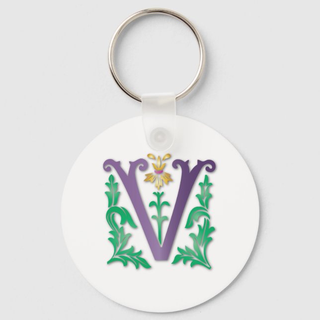 Chaveiro Letter V Monogram (Frente)