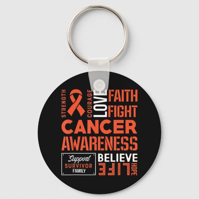 Chaveiro Leucemia Luta Contra o Cancer Fita 3 (Frente)