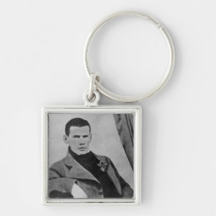 Chaveiro Lev Nikolaevich Tolstoy como um estudante