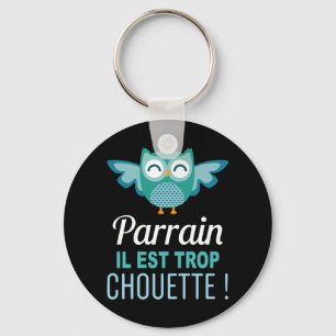 Chaveiro Leva Chaves Presente Padrinho é demasiado Coruja!