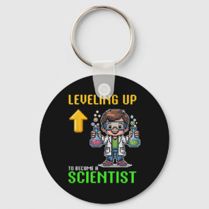 Chaveiro Levando A Ck Cientista À Escola Engraçado Garoto J