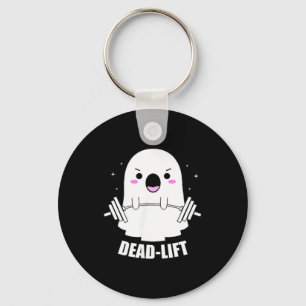 Chaveiro Levantamento de Peso Fantasma Halloween Diversão F
