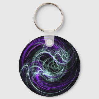 Chaveiro Leve Dentro - Violet & Indigo Swirls