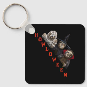 Chaveiro Leve Feliz Halloween Shirt Sloth Graphic