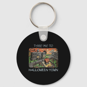 Chaveiro Leve-Me À Figurina De Halloween