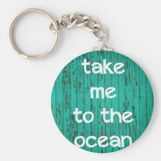 Chaveiro Leve-Me Ao Oceano (Frente)