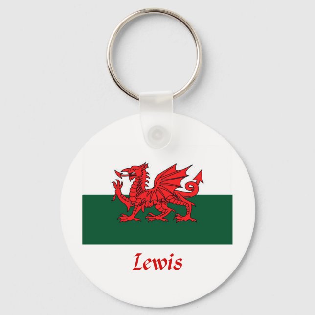 Chaveiro Lewis Welsh Flag (Frente)