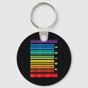 Chaveiro LGBT Mês de consciência Código de barras Orgulho P
