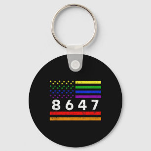 Chaveiro Lgbtq 8647 86 47 Impeachment 47 Resistir 8647 Dive