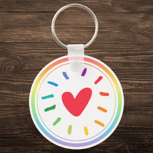 Chaveiro LGBTQ+ Arco-Íris